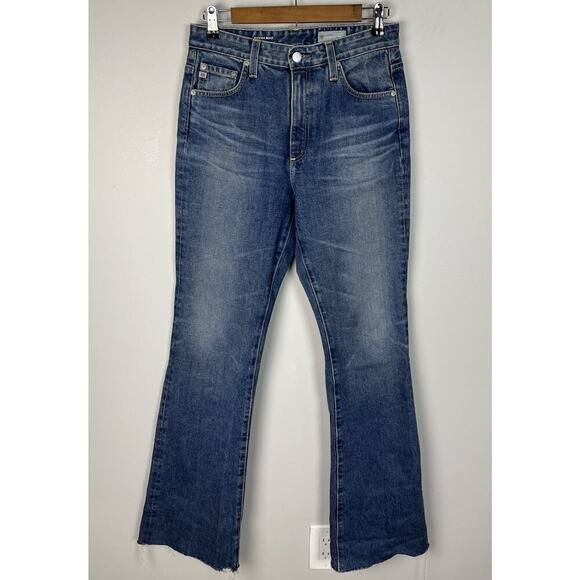AG Adriano Goldschmied Alexxis Boot High Rise Vintage Boot Jeans Denim Size 28R - Picture 1 of 5